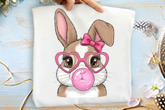 Coquette Easter Bunny Blowing Bubble Gum Product Image 1