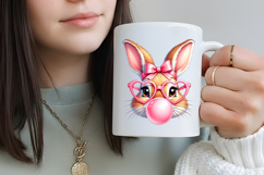 Coquette Easter Bunny Blowing Bubble Gum Product Image 4