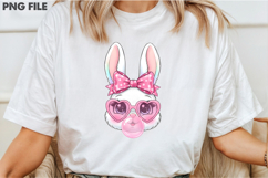 Coquette Easter Bunny Bubblegum PNG Product Image 3