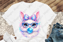 Coquette Easter Bunny Clipart Product Image 1