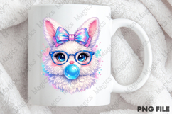 Coquette Easter Bunny Clipart Product Image 4