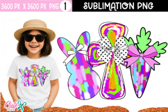 Coquette Easter Bunny PNG  Sublimation Design