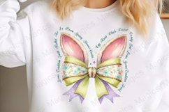 Coquette Easter Bunny PNG Retro Bow Product Image 2
