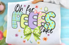 Coquette Easter Day Sublimation Quotes Bundle PNG Product Image 3