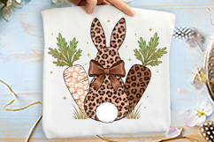 Coquette Easter Leopard Bunny PNG Product Image 1