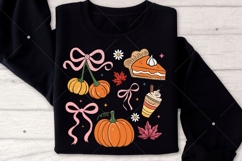 Coquette Fall PNG, Doodle Collage Whimsical PNG, Hand Drawn Product Image 6
