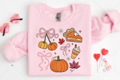Coquette Fall PNG, Doodle Collage Whimsical PNG, Hand Drawn Product Image 7