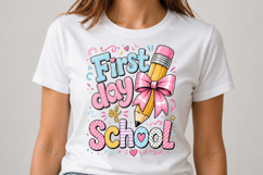 Coquette First Day Of School Png Product Image 2