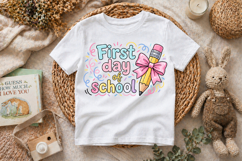Coquette First Day Of School Png Product Image 7
