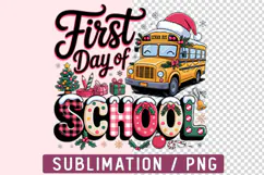 Coquette First Day Of School PNG Designs Product Image 1