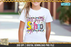 Coquette First Day of School is a professional design that is available at 300dpi PNG to use for Sublimation, iron-on transfer, DTG Printing and normal printing.