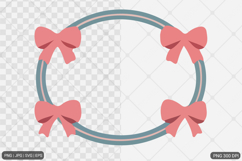 Coquette Frame Clipart Bundle Product Image 25