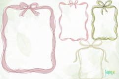 Coquette Frame Clipart Sublimation Product Image 1