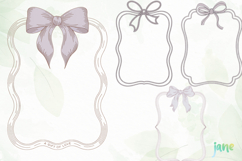 Coquette Frame Clipart Sublimation Product Image 1