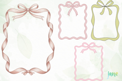 Coquette Frame Clipart Sublimation Product Image 1