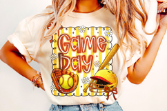 Game Day Softball PNG Sublimation Design, Softball Mama PNG Product Image 3