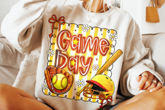 Game Day Softball PNG Sublimation Design, Softball Mama PNG Product Image 4