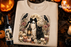 Vintage Halloween PNG Sublimation, Spooky Vintage Halloween Product Image 2