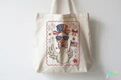 Coquette Goose 4th of July Clipart Sublimation Product Image 4