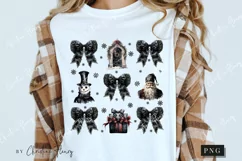 Gothic Christmas Coquette Girly PNG | Christmas PNG Product Image 3