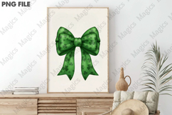 Coquette Green Shamrock St Patrick’s PNG Product Image 3