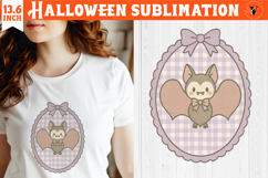 Coquette Halloween Clipart | Retro Cute bat sublimation Product Image 1
