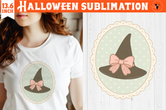 Coquette Halloween Clipart | Retro Witch’s hat sublimation Product Image 1