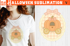 Coquette Halloween Clipart | Retro Cute pumpkin sublimation Product Image 1