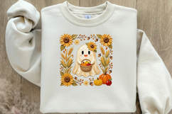 Coquette Halloween Ghost PNG Sublimation Product Image 3