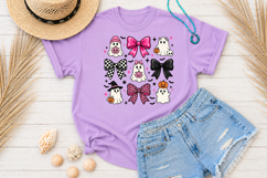 Coquette Halloween Ghost PNG, Pink Leopard &amp; Bows Design Product Image 3