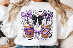Coquette Halloween Iced Coffee Png Product Image 3