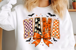 Coquette Halloween Mama Shirt Png Product Image 3
