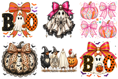 Coquette Halloween PNG,Spooky Sublimation Designs Product Image 4