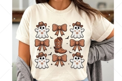 Coquette Halloween PNG, Western Halloween png Product Image 8