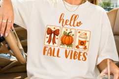Coquette Hello Fall Vibes Sublimation PNG Product Image 3