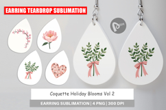 Coquette Holiday Blooms Earring Product Image 1