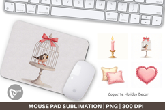 Coquette Holiday Decor Mouse Pad Product Image 1