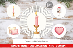 Coquette Holiday Decor Wind Spinner Product Image 1