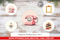 Coquette Holiday Decor Wind Spinner Product Image 1