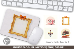 Coquette Holiday Decor Mouse Pad Product Image 1