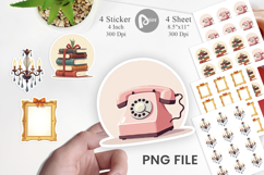 Coquette Holiday Decor Sticker Product Image 1