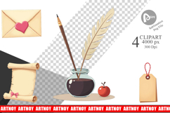 Coquette Holiday Letters Clipart Product Image 1