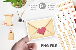 Coquette Holiday Letters Sticker Product Image 1
