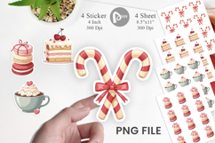Coquette Holiday Sweets Sticker Product Image 1
