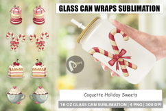 Coquette Holiday Sweets Glass Can Product Image 1