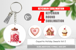 Coquette Holiday Sweets Keychain Product Image 1