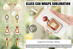 Coquette Holiday Vanity Glass Can Product Image 1