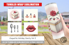 Coquette Holiday Vanity Tumbler Product Image 1