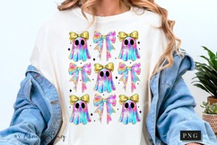 Iridescent Ghost &amp; Bows PNG | Halloween PNG Product Image 5