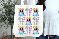 Iridescent Ghost &amp; Bows PNG | Halloween PNG Product Image 7